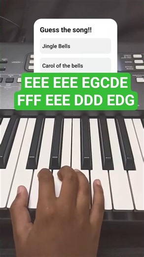 Jingle bells on keyboard 😀