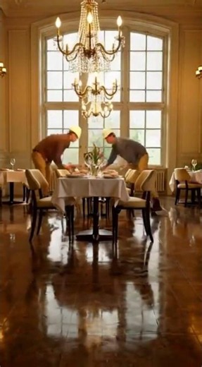 Elegant Fine Dining Interior Makeover 🍽️✨#expoxyfloor #renovation #interiordesign