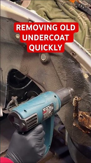 REMOVE OLD UNDERCOAT QUICK N EASY - UNDERCOAT REMOVAL #sladesbeetle #vwbeetle