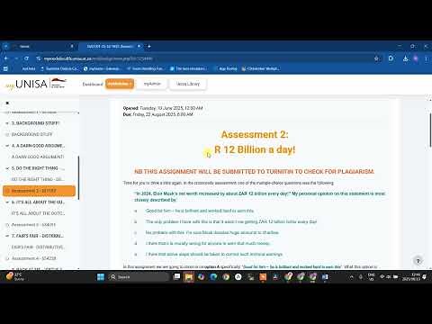 2025|S2| SUS1501| ASSIGNMENT 2| PART 1 OF 3