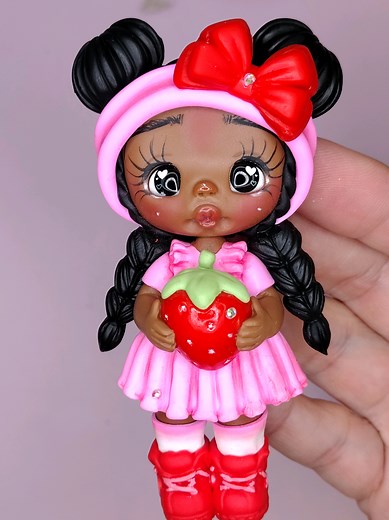Como fazer bonequinha de biscuit passo a passo