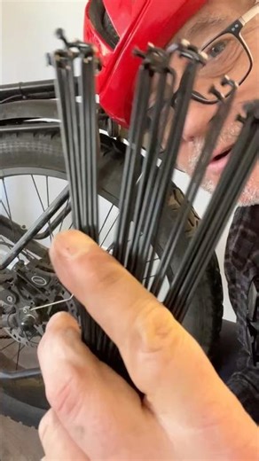 Spokes break. Fix them yourself