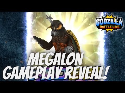 OFFICIAL MEGALON GAMEPLAY REVEAL! THE NEXT GMK!! ARRIVES IN GODZILLA BATTLE LINE TOMORROW!