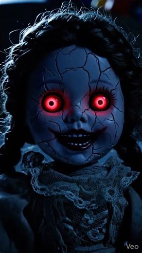 Creepy Doll Sitting on a Child’s Bed #creepydoll #aihorror #scaryai #horrorshorts #horrorambience