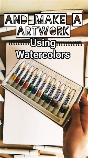 “ Using watercolors after a long time😭… this could’ve gone very wrong.👀✨” #tweening#artshorts#trend