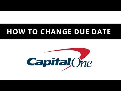 Capital One - how to change due date