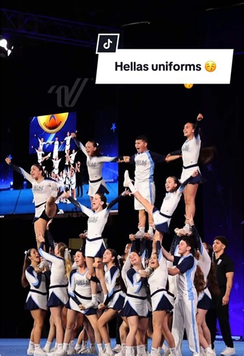 Hellas Cheerleading Team's ICU World Championships Uniforms | Varsity Spirit