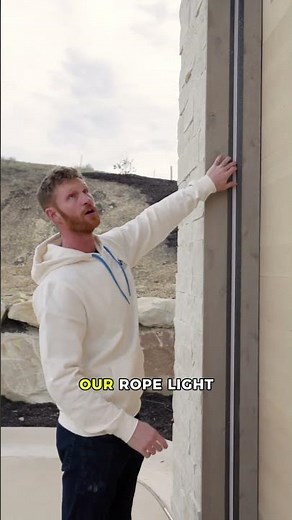 Custom Garage Door Lighting Detail | Park City Utah Home