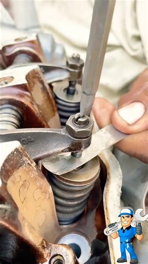 valves tappet adjustment#shorts#engine#mechanic #mechanical #short #viralshorts#trending#viral