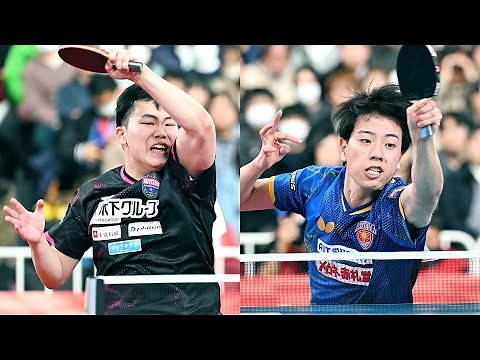 2025年全日本卓球｜男子シングルス決勝 松島輝空 対 篠塚大登