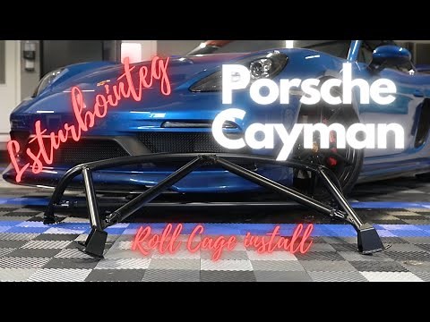 Porsche Cayman Roll Cage install (Heigo from FVD Brombacher)