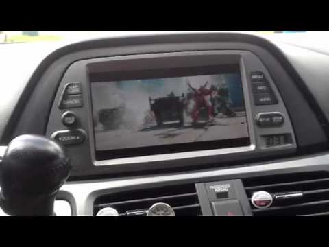 2005 Honda Odyssey Touring DVD Video on Navigation System