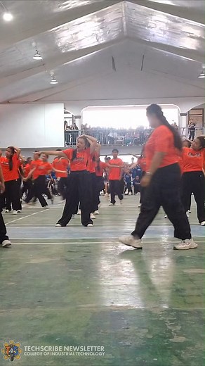 𝗟𝗢𝗢𝗞 | Zumba dance of BindTech 1h from College of Industrial Technology, who took the CHAMPIONSHIP of Zumba Competition of Culminating Event of College of Teacher Education. | TechScribe CIT NewsLetter PRMSU