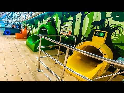 Waterslides at Termy Maltanskie in Poland