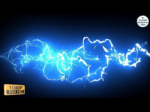 Lightning Storm Thunder Electricity Background Video Loop | Stock Videos For Editing Free