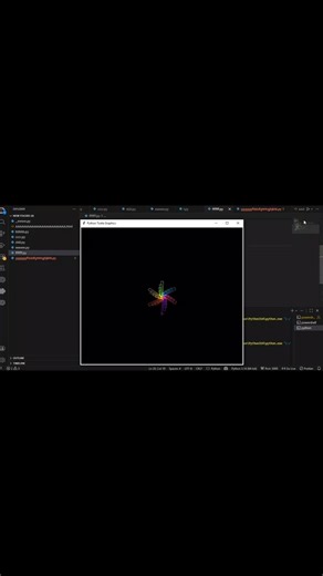 to Draw a Beautiful Flower using Code! #shorts