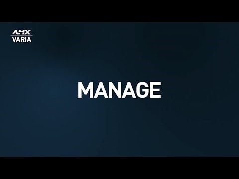 AMX Varia Touch Panels: Management