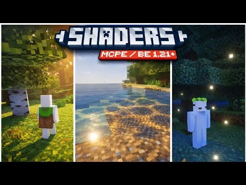 BEST Shaders for MCPE 1.21+ 😍 | Ultra Realistic Graphics
