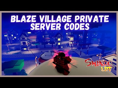 Blaze Private Server Codes For Shindo Life | Latest August 2022
