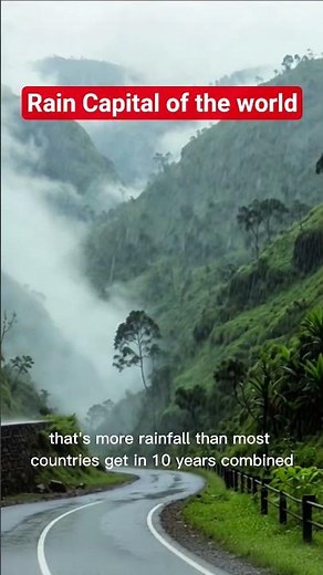 “Wettest Place on Earth 🌧️ | World Highest Rainfall”😱#WorldFacts#AmazingPlaces#DidYouKnow