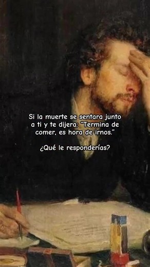 Socrates (470 a. C.–399 a. C.) afirmaba que filosofar era aprender a morir. Martin Heidegger (1889–1976) sostenía que el ser humano solo comprende realmente su existencia cuando enfrenta la certeza de su final. Y Albert Camus (1913–1960) observó que la pregunta más seria de la filosofía es decidir si la vida merece o no ser vivida. Por eso, la verdadera inquietud de la muerte no está en morir, sino en interrumpir una vida que quizás nunca terminamos de comprender. “Si la muerte se sentara junto 