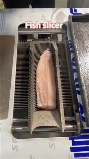 Sharp fish fillet machine #fish fillet machine #thinly sliced fish fillet machine #fully automatic