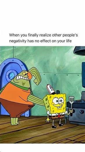 When you realize other people’s negativity has no effect on your life