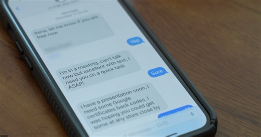 Woman loses $300 to 'boss text scam' targeting new employees