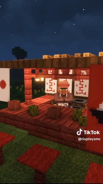 Bringing a taste of Japan to the Minecraft world with this authentic #ramencart! From the savory broth to the perfectly cooked noodles, every detail is on point. Who else is craving a bowl of steaming hot ramen now?#minecraft #minecraftspeedbuilding #minecraftbuilding #foryou #minecraftbuildideas