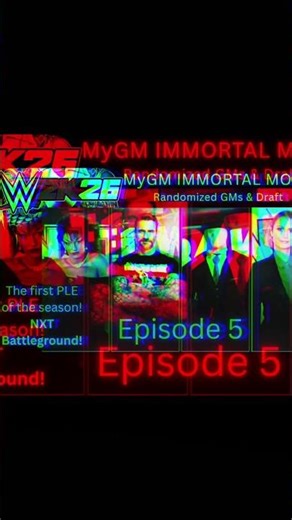 New Episode on WWE 2k26 Randomized Immortal Mode MyGM! Watch now! Sundays & Wednesdays! #series #new