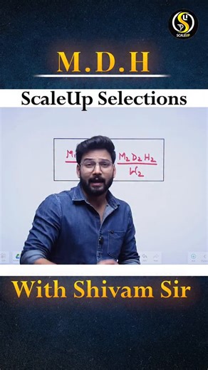 ScaleUp App on Instagram: "Master the M.D.H. Formula in Seconds! 🕒 . . In this video, Shivam Sir breaks down the famous M.D.H. formula (\frac{M_1 D_1 H_1}{W_1} = \frac{M_2 D_2 H_2}{W_2}) to help you solve time and work problems quickly and accurately. Whether you're preparing for the UPP Constable exam or any other competitive test, this trick is a game-changer! What you’ll learn: •How to apply the M.D.H. formula to real-world math problems. •A step-by-step walkthrough of a UPP Constable 2024 e