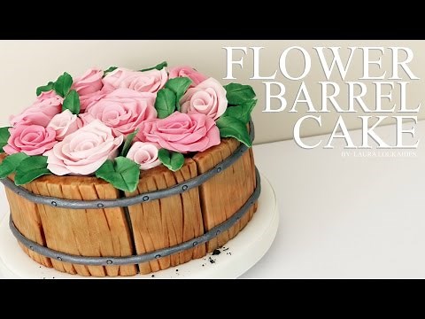 How to make a Flower Barrel Cake - Laura Loukaides