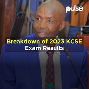Education Cabinet Secretary Ezekiel Machogu released the results of the 2023 Kenya Certificate of Secondary Education (KCSE) exam. #PulseWatchitNews | Pulse Kenya