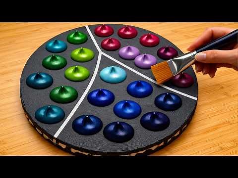 Colorful Easy Acrylic Landscape Painting Tutorials ⎸ So Satisfying! 🌈🎨