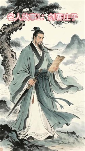 名人故事1：庄子论剑：一把天子剑，道尽帝王格局🔥 真正的高手，从不用蛮力取胜。 庄子一席剑论，直击为政者的本心。 人生亦如选剑，是逞一时之快，还是谋长久大局？ 评论区聊聊你的选择👇#@豆包 @抖音玩法合伙人 #传统文化 #道家文化 #国学智慧,里庄的名人故事- 抖音