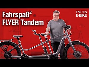 Doppelter Fahrspaß auf 2 Rädern! | FLYER Tandem im FOCUS E-BIKE TEST