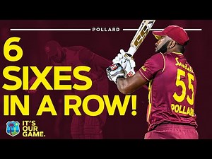 🙌 HISTORIC Innings IN FULL | 🔥 Kieron Pollard Hits Six Sixes In ONE Over