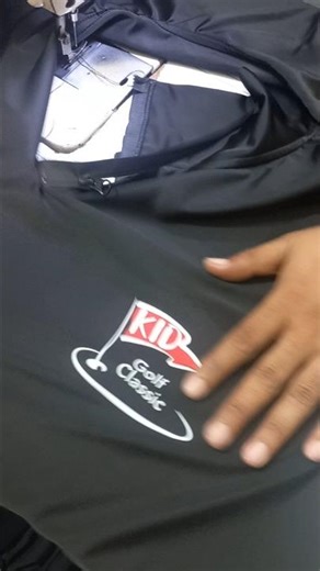 Golf Shirt under Stitching Process Contact us with your inquiries #personaltailor #golfshirt