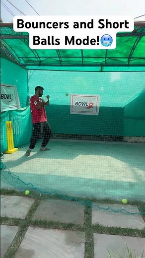 Cheeky Bouncers and Short Balls | Home Net Practice with Bowling machine | Phantom 🥶