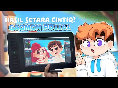 The Best & Cheapest Pen Display for Beginners! (GAOMON PD1161 IPS Pen Display Tablet Review)