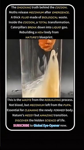 The SECRET Waste of TRANSFORMATION! 🦋🧪 #nature #naturelovers
