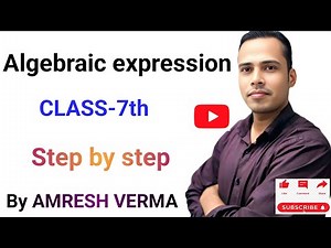 Class 7th maths chapter algebraic expression is live