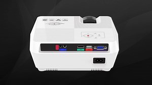 Watch Visoud Mini Portable Projector, 2200 lumen Full HD LED Video Projector Compatible with HDMI, VGA,... on Amazon Live