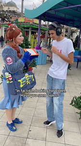 Postal Patty asking Thomas if he has seen Violet #autism #autismawareness #autismacceptance #asd #specialneeds #universalstudios #universalstudioshollywood #thegrinch #howthegrinchstolechristmas #grinchmas #postalpatty | MagicWithThomas