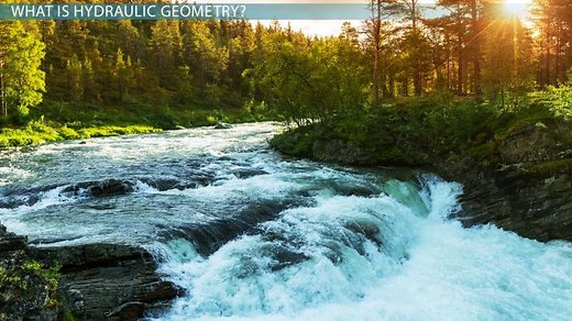 Hydraulic Geometry in Water Flow