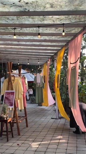 DEVI on Instagram: "Devi launched with its first-ever collection on 20th September 2025. 'For the Goddess in You’ unfolded as a warm afternoon with those who have held space for Devi from the very start. The collection revealed itself in quiet, intimate moments as people truly experienced the fabrics — touched them, understood them, tried them on. It was lovely to see everyone enjoy the live block-printing experience on our tote bag packaging, creating a personal piece of art to take home, conne