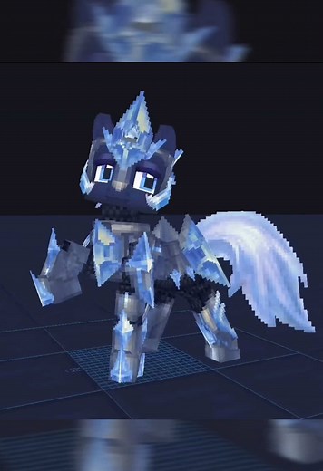 Finished Diamond Armor | Minecraft Pony Model for YSM Mod