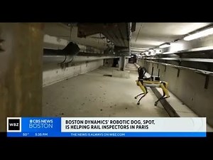 Boston Dynamics' robotic dog, Spot, helping Paris rail inspectors