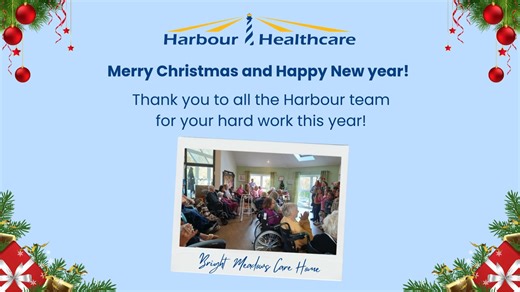 Merry Christmas from Everyone at Harbour Healthcare! 🎅🎄 On 11th December all 41 of our homes came together for our first ever Harbour Voices event. The smiles say it all. From residents enjoying every moment to teams coming together with so much warmth & enthusiasm, it was a wonderful reminder of the community spirit that runs through all of our homes here at Harbour. We couldn't be prouder of everyone who took part & helped make this so special. ✨ Join us, same time, next year! #HarbourHealth