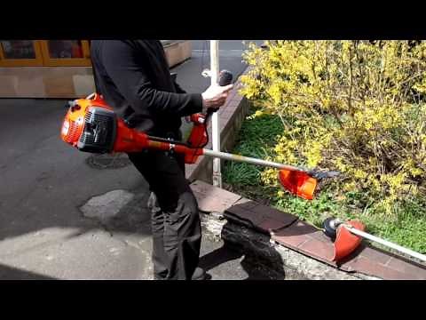 Test the new Husqvarna 555 RXT brushcutter